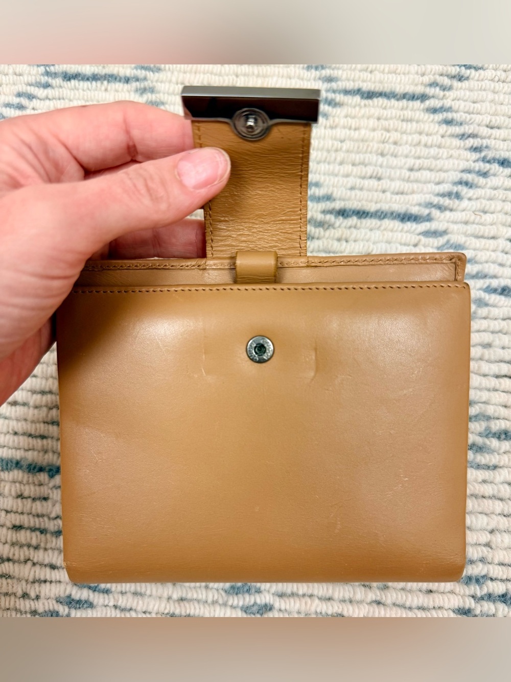 GUCCI Vintage Y2K Rare Unisex Camel Brown Leather 2-Way 6-Ring Agenda Planner - Picture 13 of 16